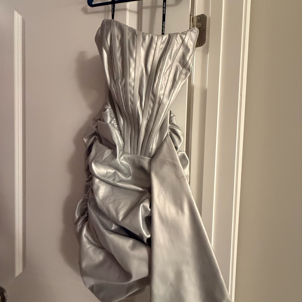 Silver Corset dress